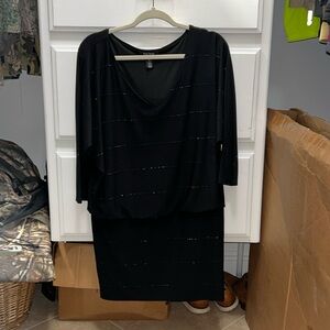 White House black market Black mini dress